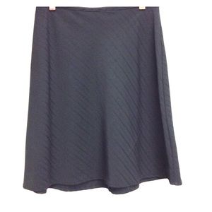 my michelle black A-line skirt w/diagonal stripes